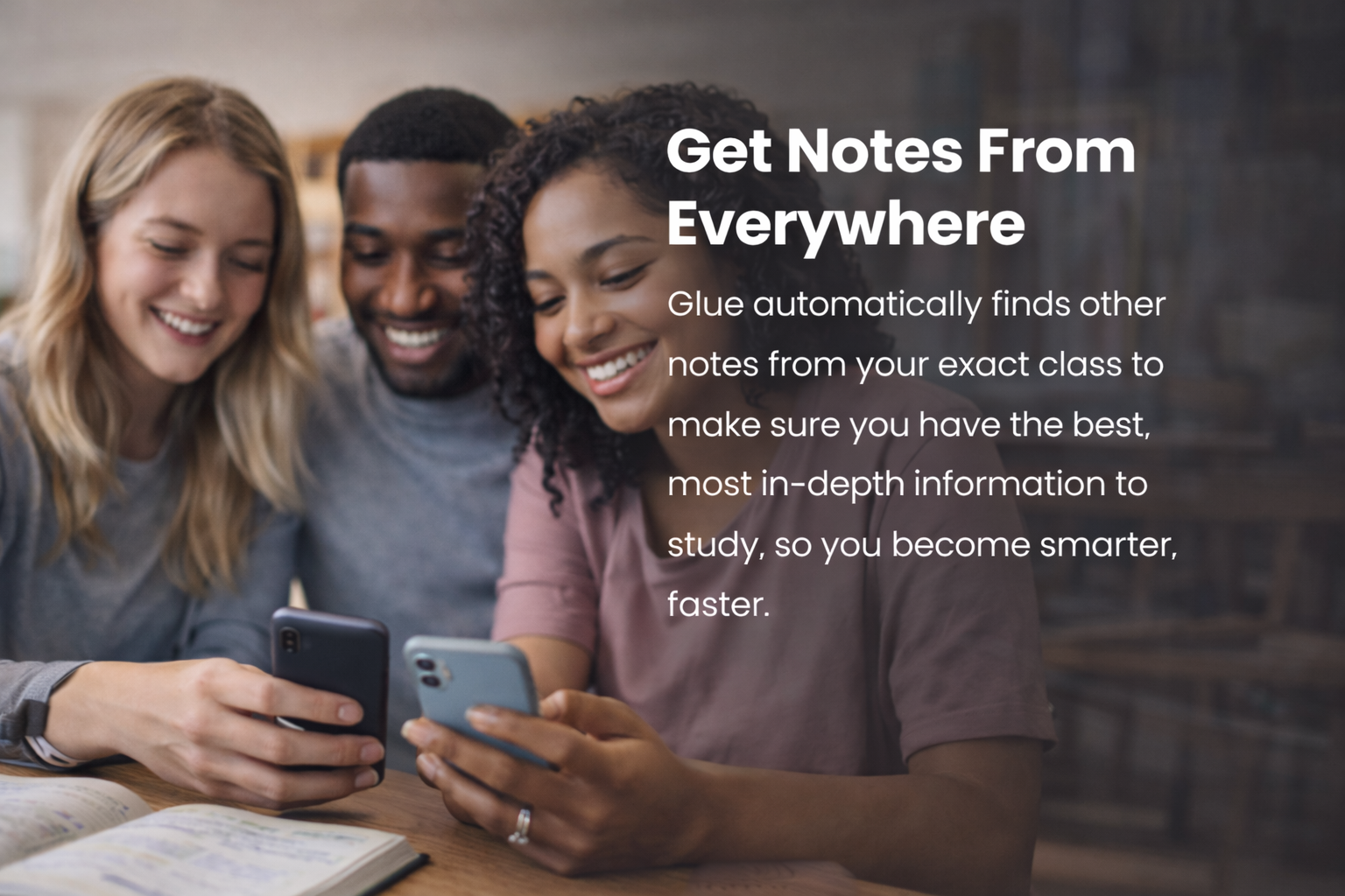 Get Notes From Everywhere. Glue brings useful material from your exact class into your study layer, so your Knowledge Map gets sharper and the people around you get better signal too.