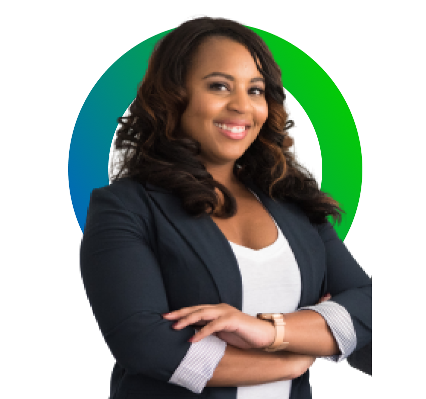 Professor holding a notebook for a Glue review.